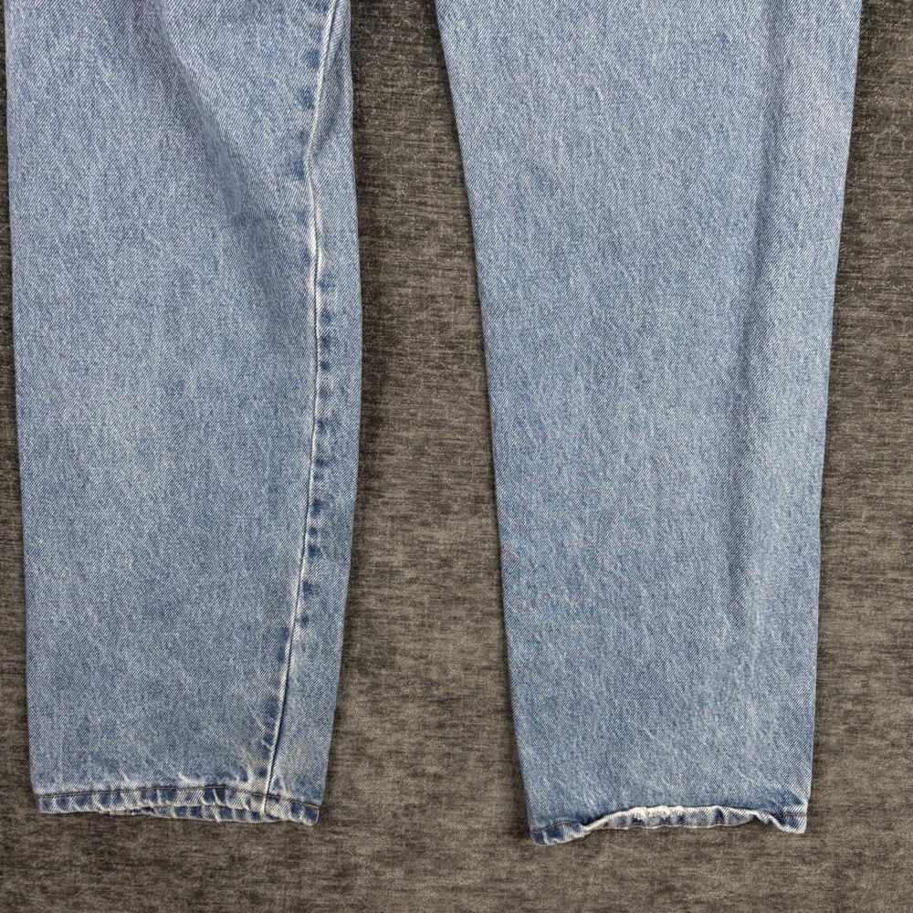 Rustler Straight Leg Denim Jeans Mens 32x30 Light Wash Cowboy Rodeo Western Y2K - Picture 7 of 12